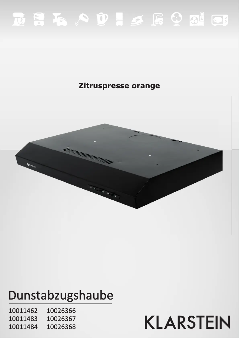 First page image of the manual for 10011462