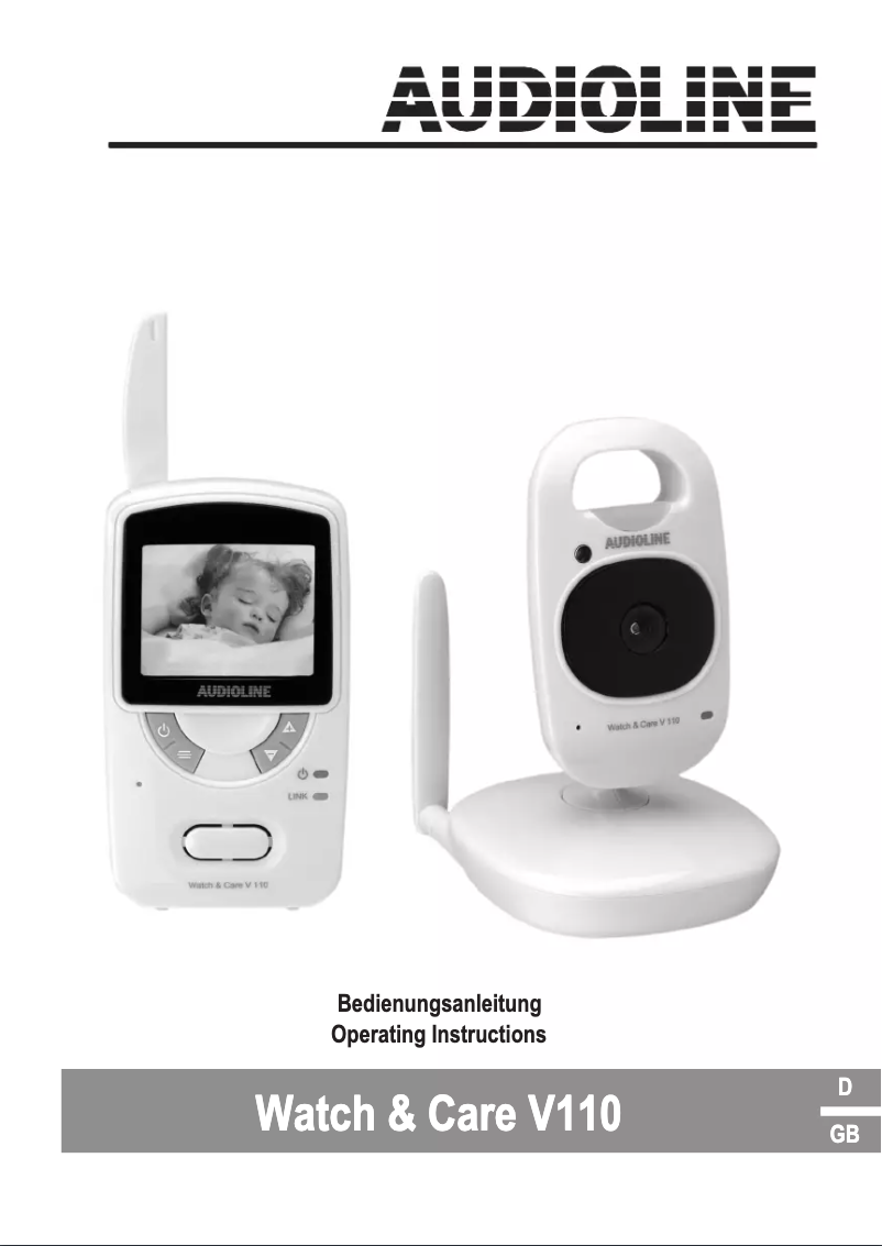 First page image of the manual for Watch & Care V110