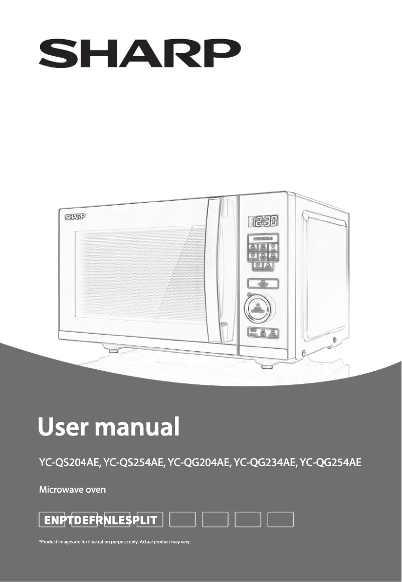 First page image of the manual for YC-QG234AE