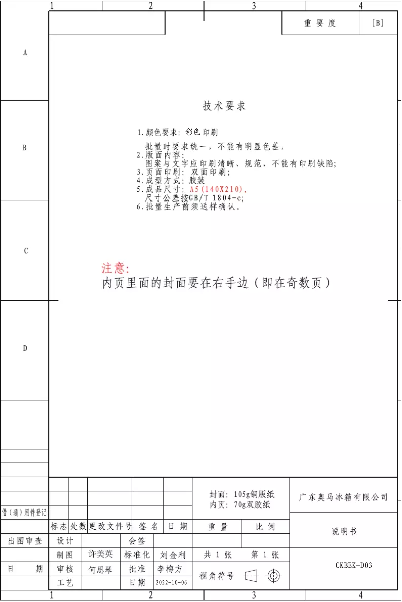 Page 1 of the manual User Manual Beko FDR5100