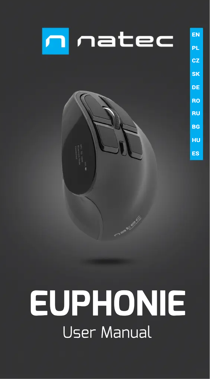 Page 1 de la notice Manuel utilisateur Natec Euphonie NMY-1601