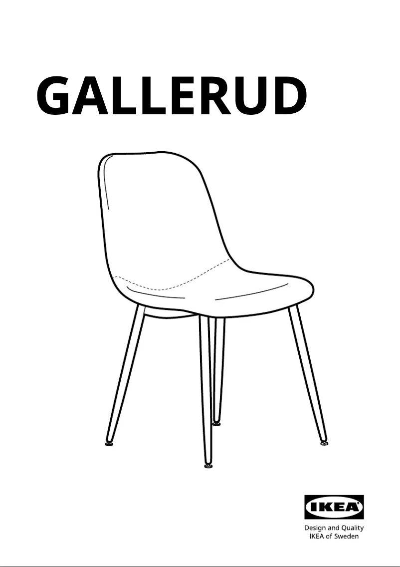 First page image of the manual for GALLERUD 305.552.44