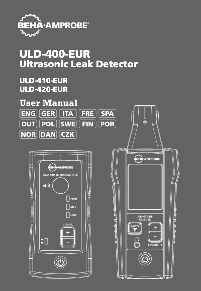 First page image of the manual for ULD-420-EUR