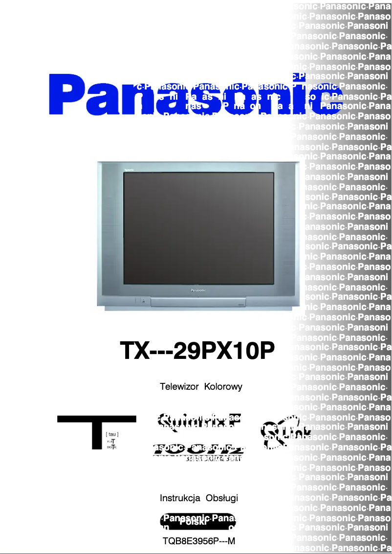 First page image of the manual for TX-29PX10P