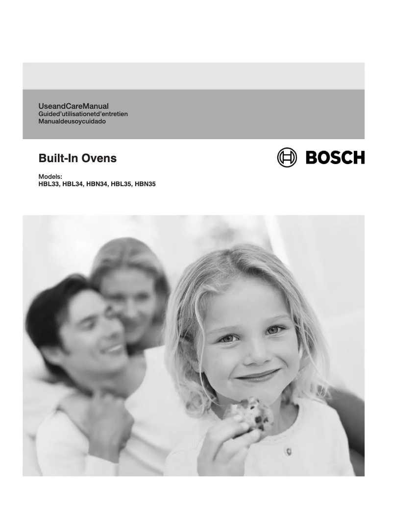 Page 1 of the manual User Manual Bosch 300 Series HBL3550UC