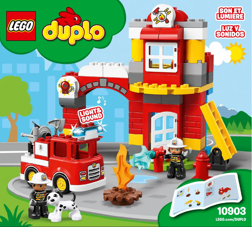 Page 1 of the manual User Manual Lego Duplo 10903