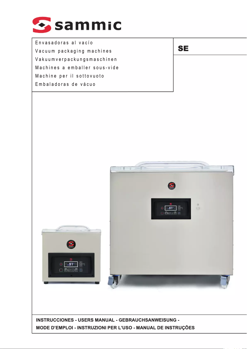 Page 1 of the manual User Manual Sammic SE-420