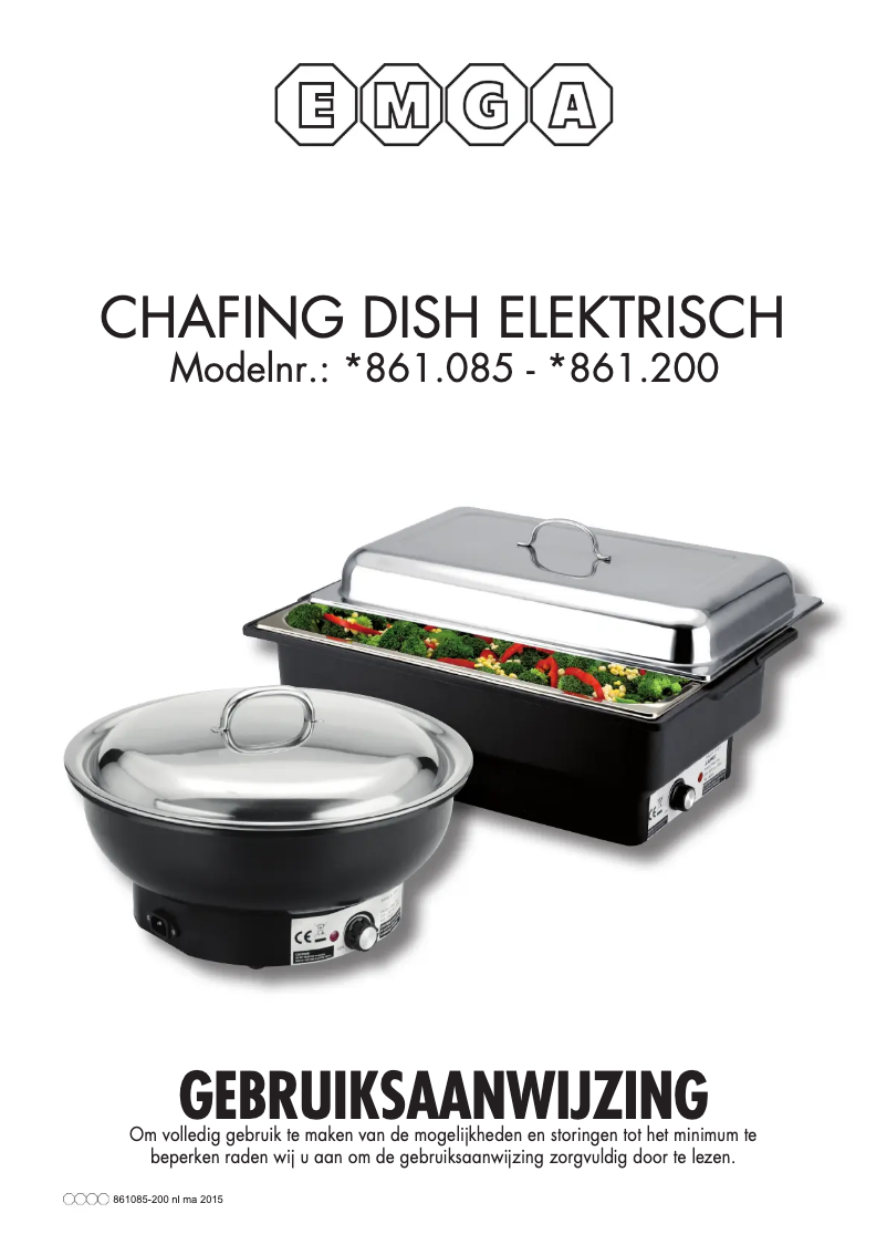 First page image of the manual for 861200