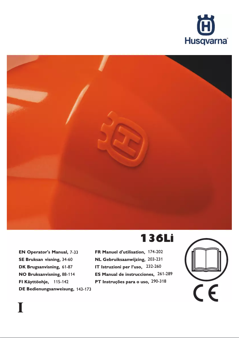 First page image of the manual for 136 Li