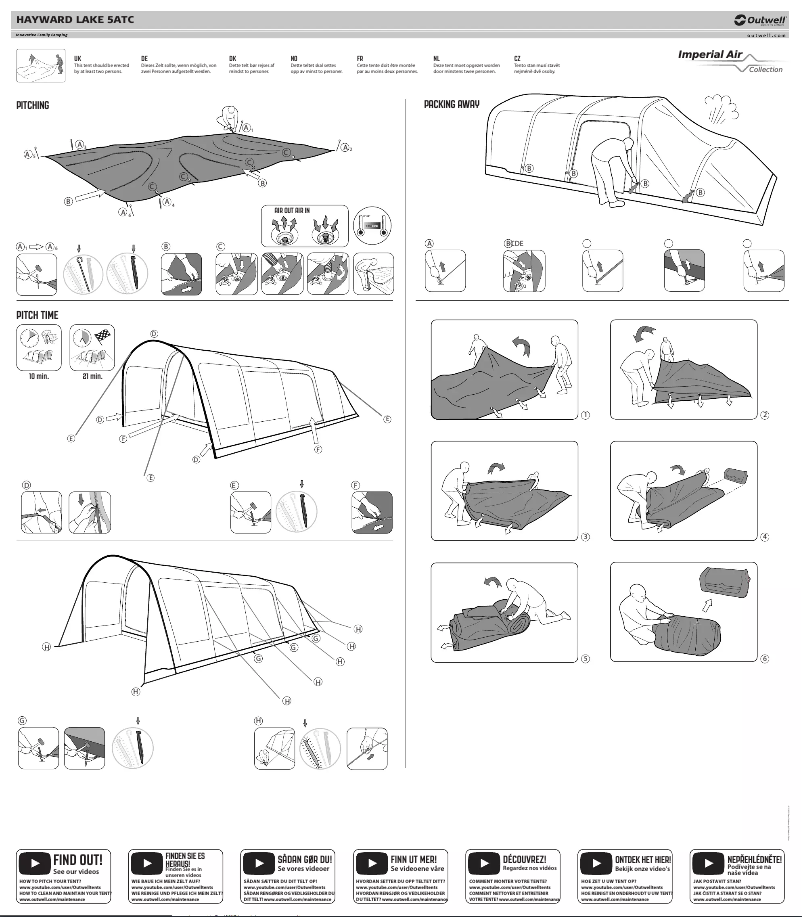 First page image of the manual for Hayward Lake 5 Air TC