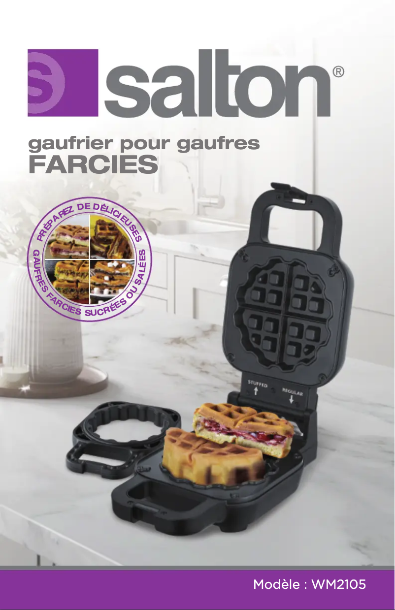 Page 1 of the manual User Manual Salton WM2105