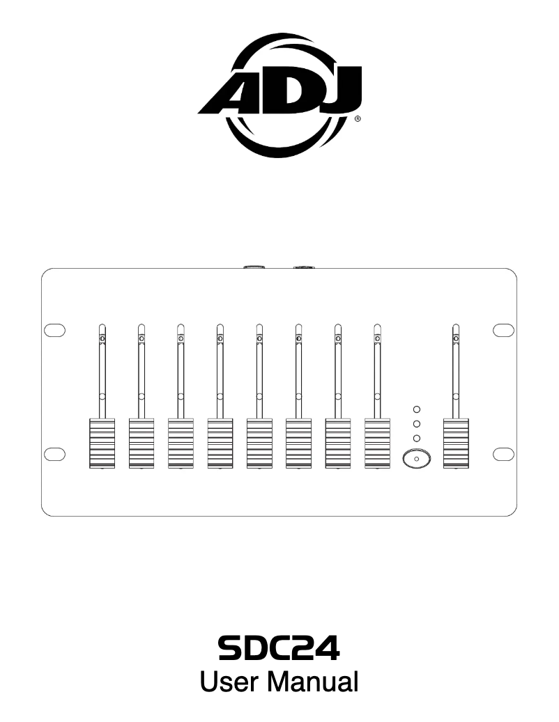 First page image of the manual for SDC24