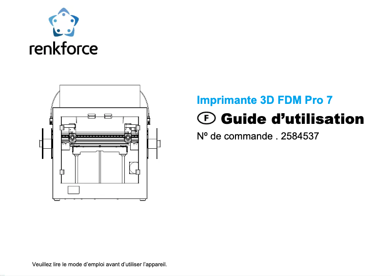 First page image of the manual for Pro 7 Dual