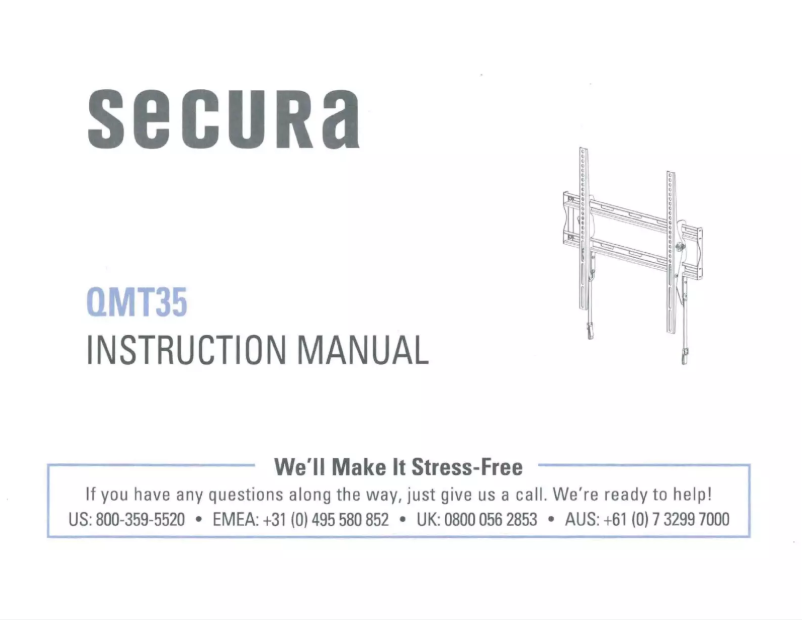 Page 1 of the manual User Manual Secura QMT35