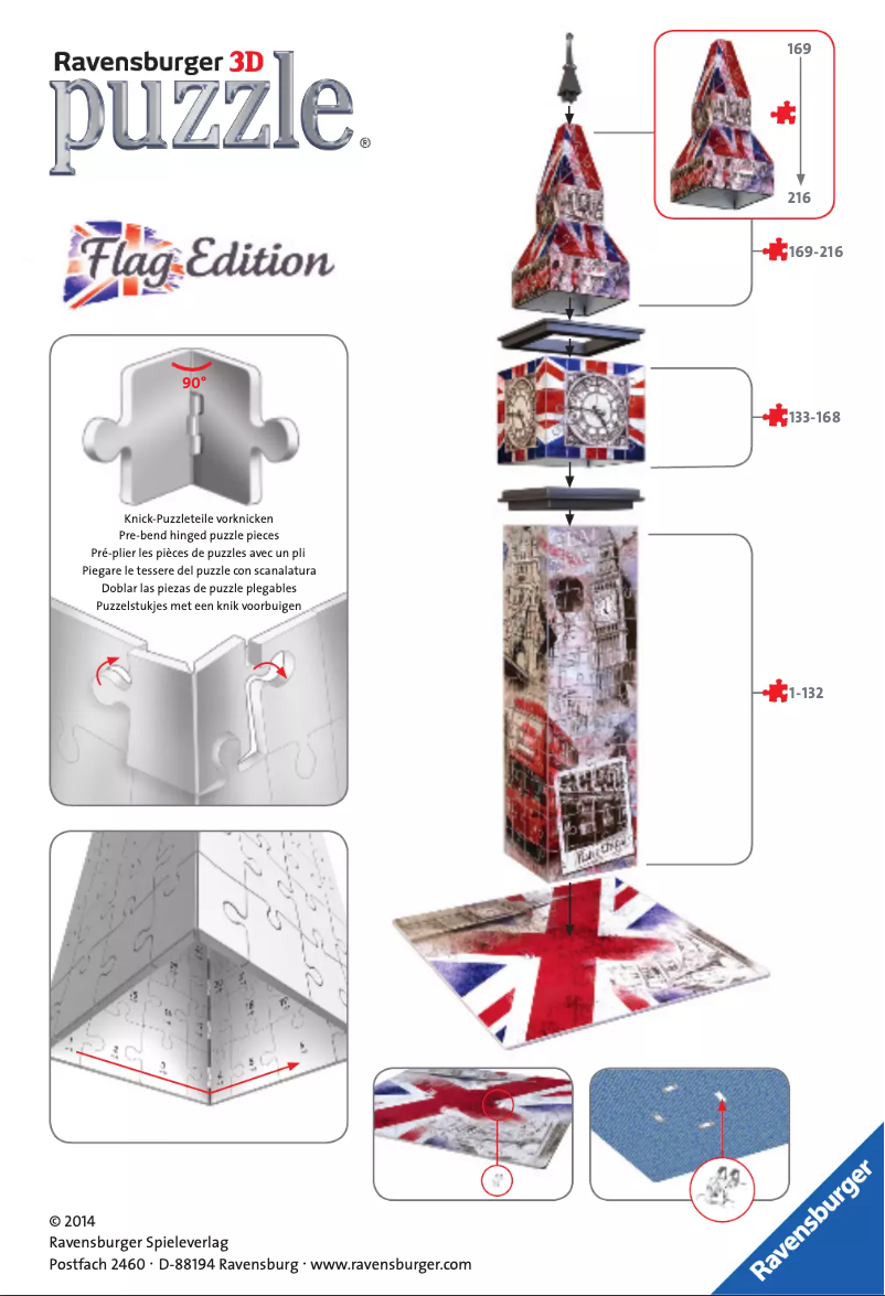 First page image of the manual for Big Ben Flag Edition