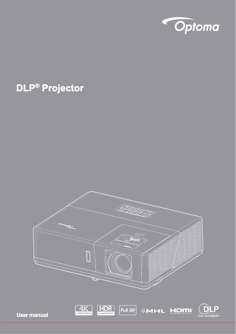 First page image of the manual for ZH506T