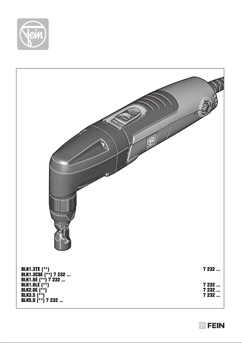 First page image of the manual for BLK 1.3 CSE