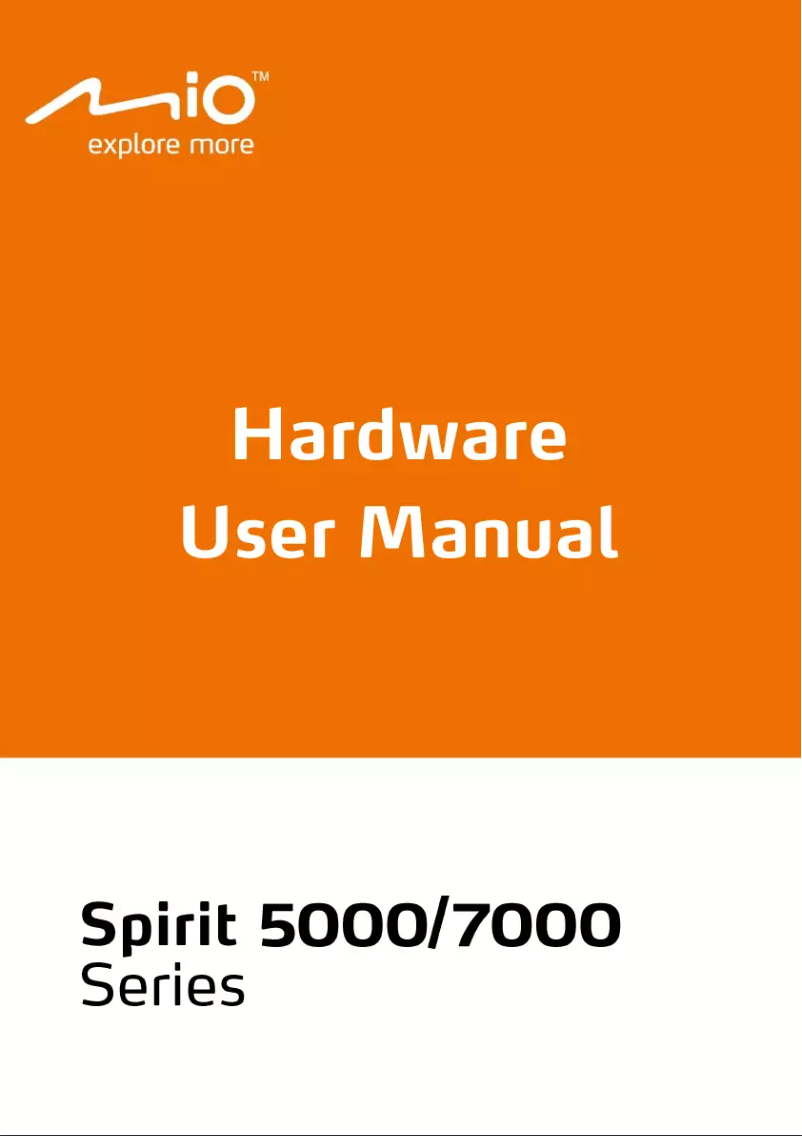 First page image of the manual for Spirit 5100