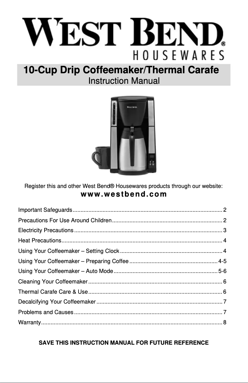 First page image of the manual for 56860