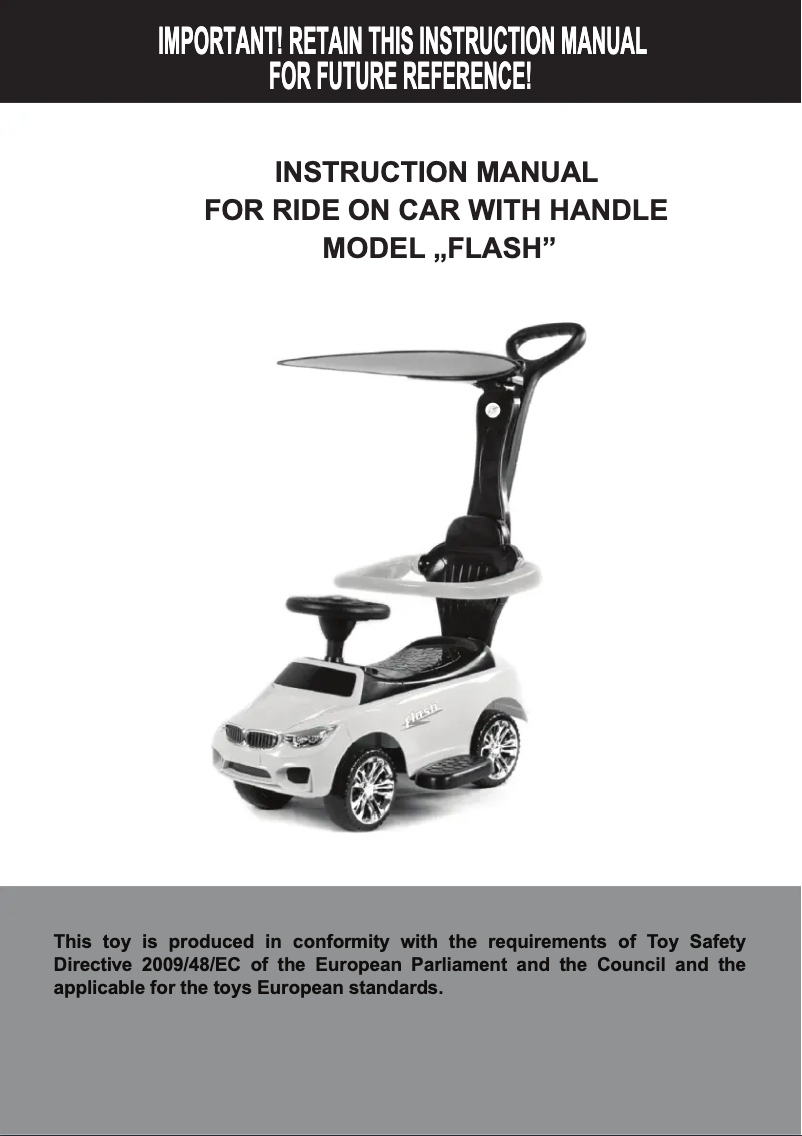 Page 1 of the manual User Manual Chipolino Flash