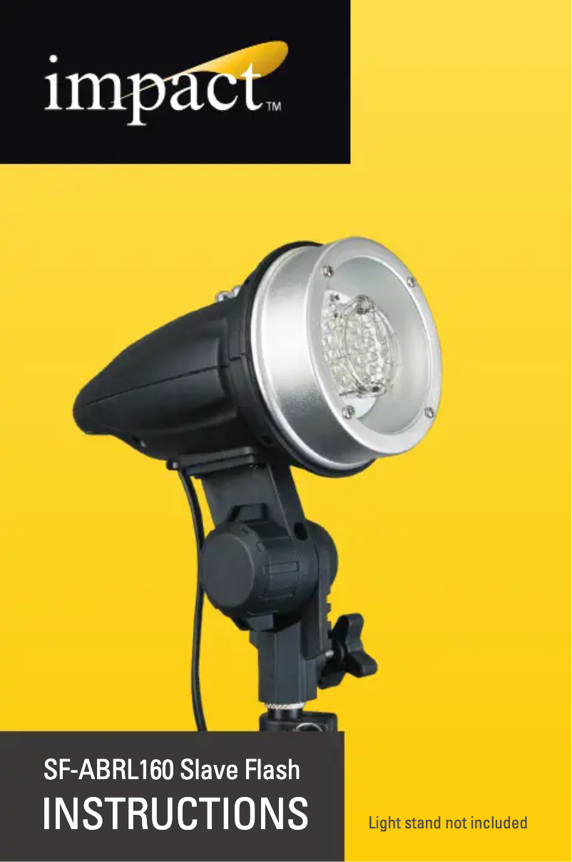 Page 1 of the manual User Manual Impact SF-ABRL160