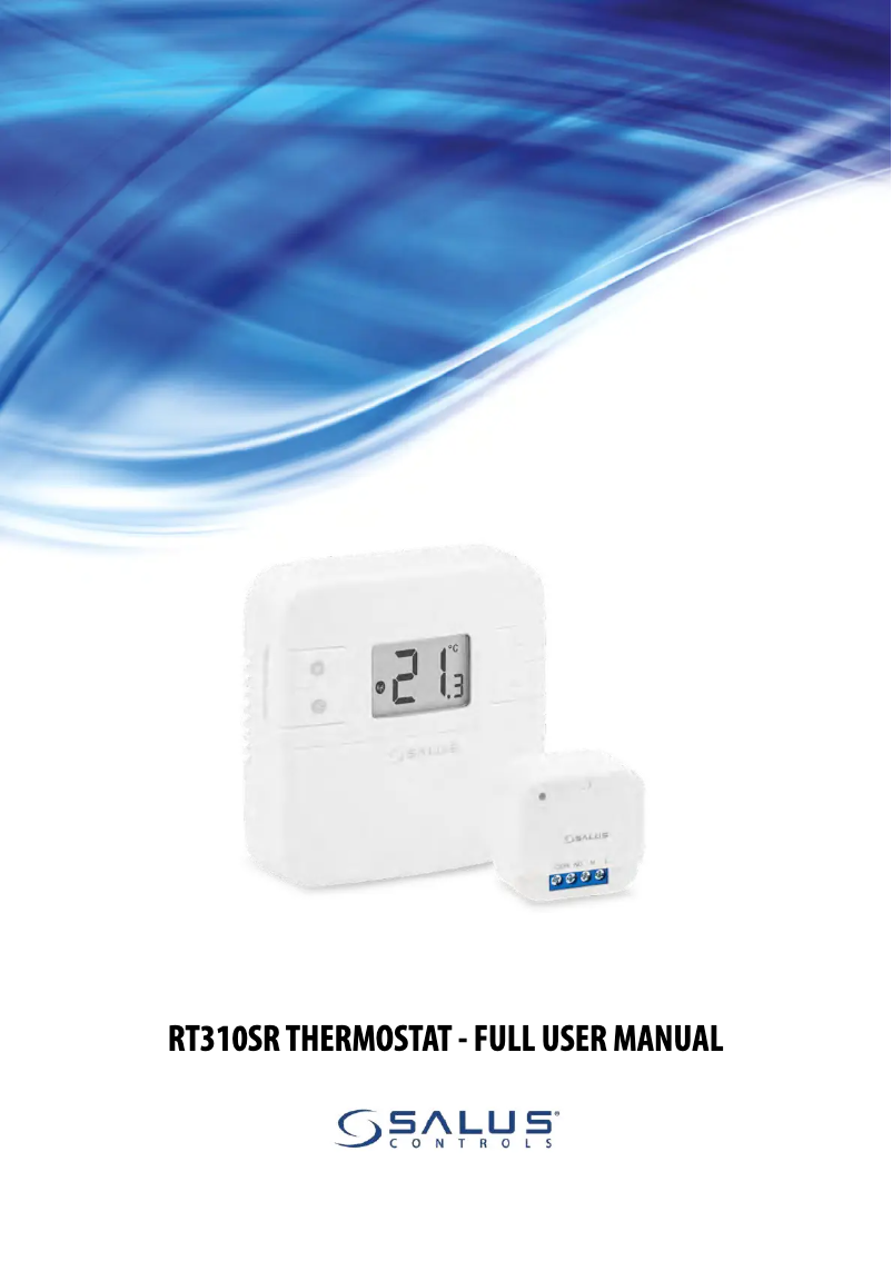 First page image of the manual for RT310SR