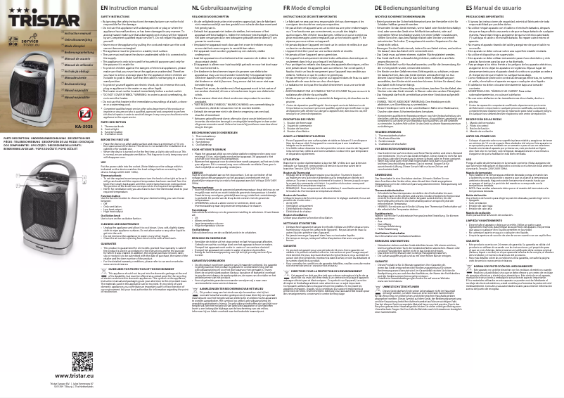 Page 1 of the manual User Manual Brixton KA-5028