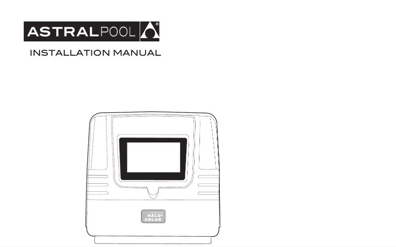 First page image of the manual for Halo Chlor 45