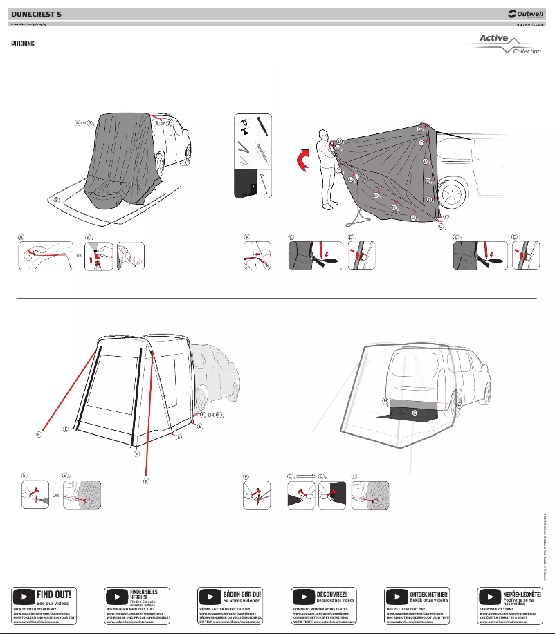 Page 1 of the manual User Manual Outwell Dunecrest S