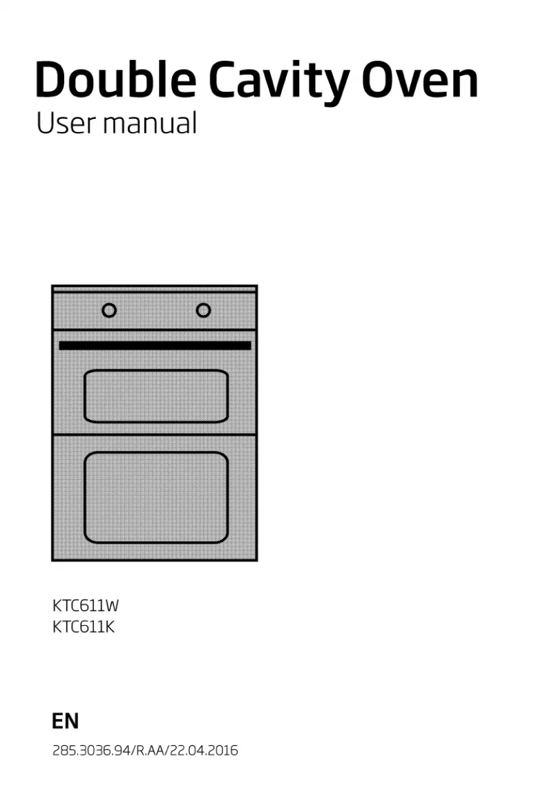 Page 1 of the manual Instruction Manual Beko KTC611