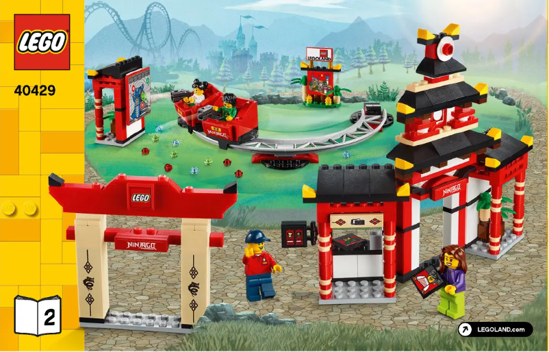 First page image of the manual for Legoland 40429
