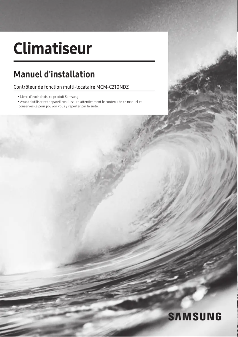 Page 1 of the manual User Manual Samsung MCM-C210N