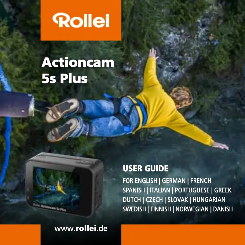 First page image of the manual for Actioncam 5s Plus