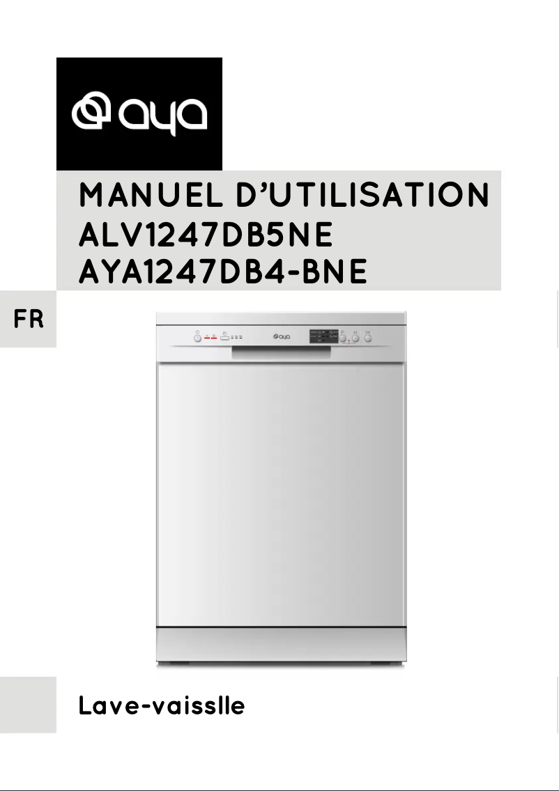 First page image of the manual for 1247DB4-SNE