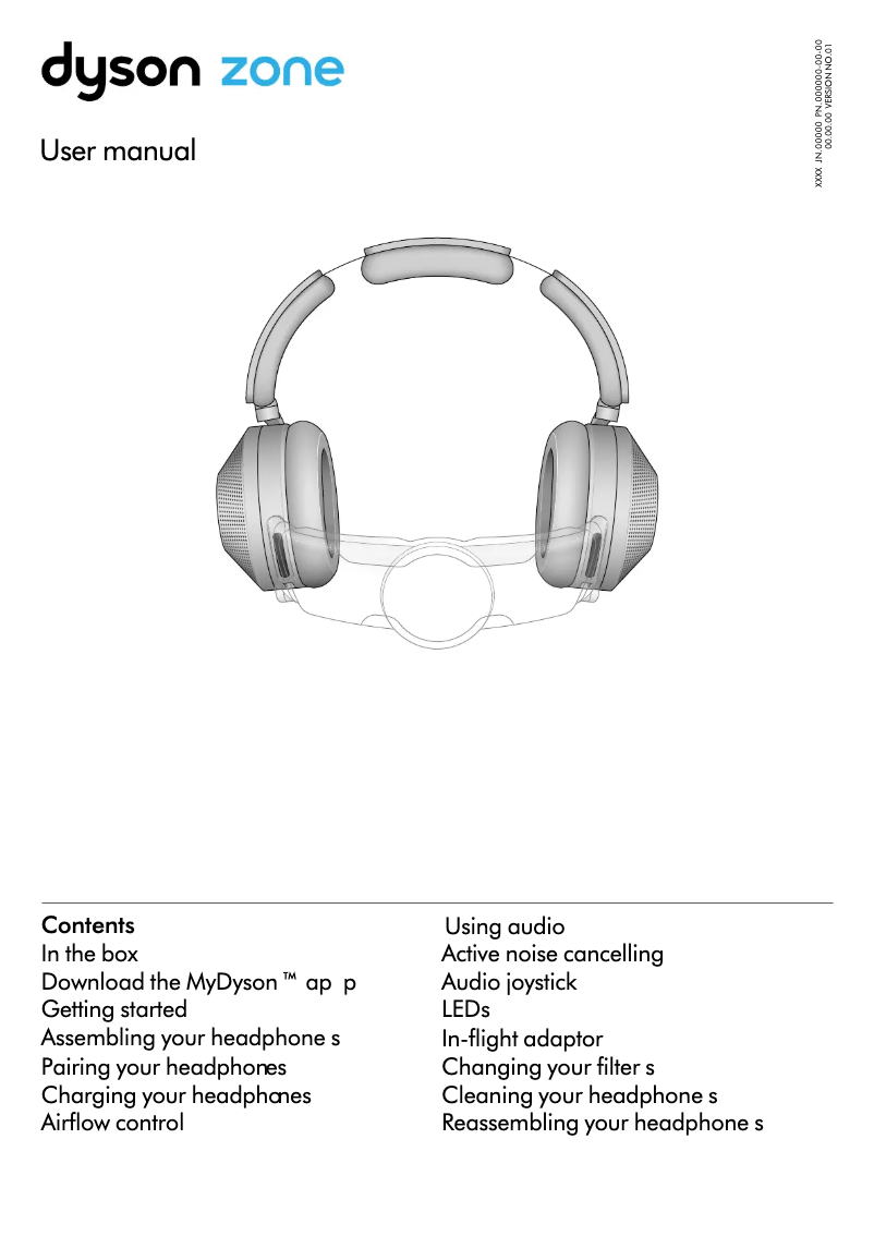 First page image of the manual for Zone