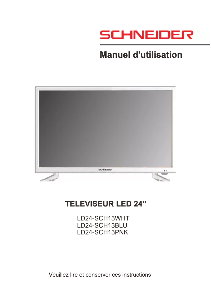 First page image of the manual for LD24-SCH13BLU