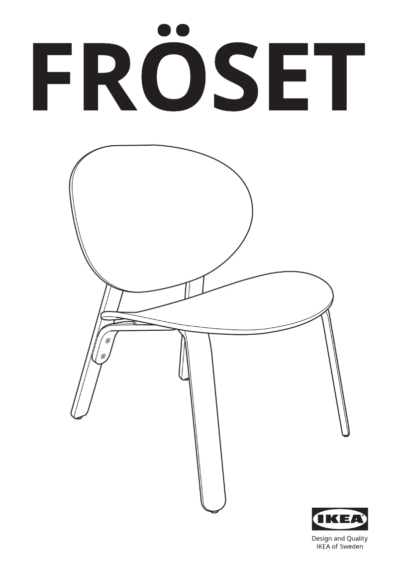 Page 1 of the manual User Manual Ikea FRÖSET 604.256.42