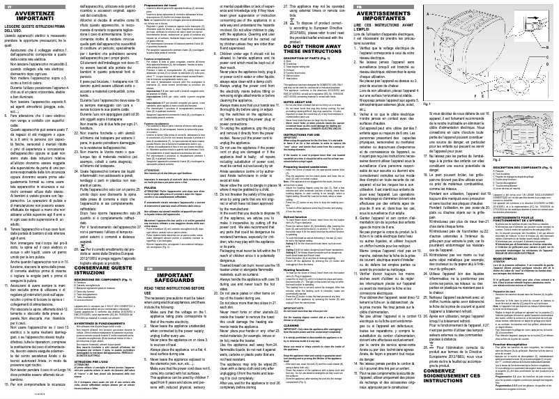 First page image of the manual for 0153