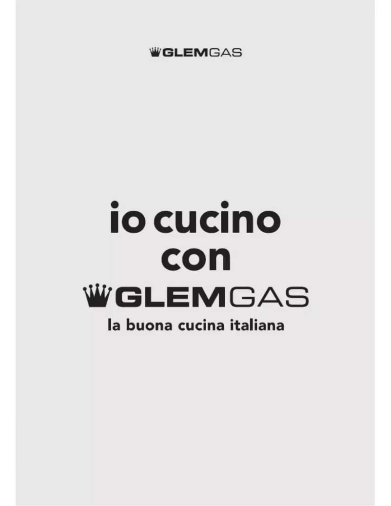 Page 1 of the manual User Manual Glem Gas GHI9100BK