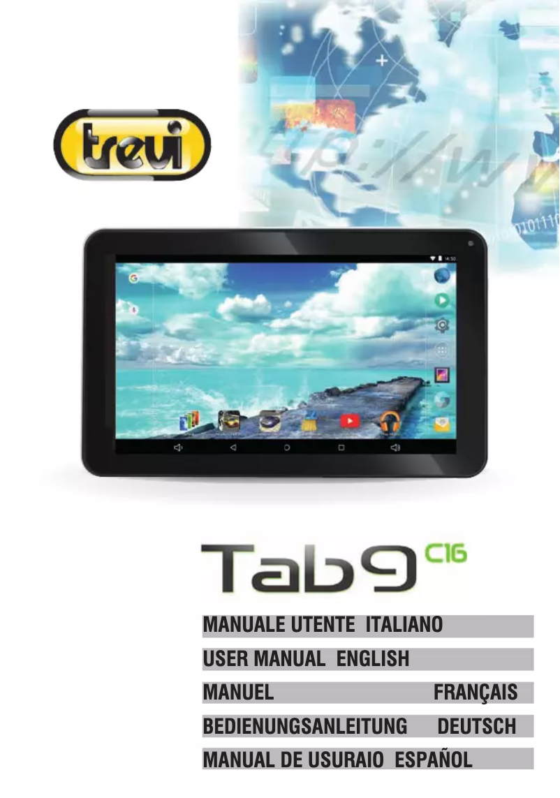 Page 1 of the manual User Manual Trevi TAB 9 C16