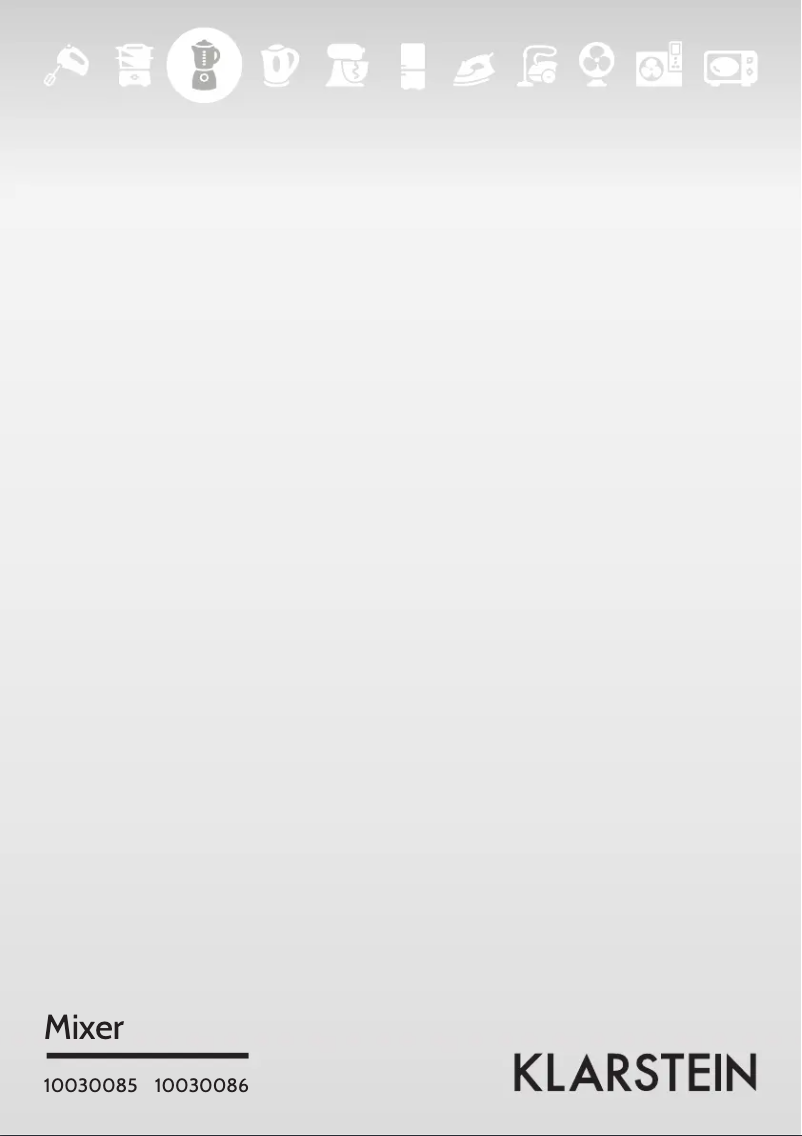 First page image of the manual for 10030085