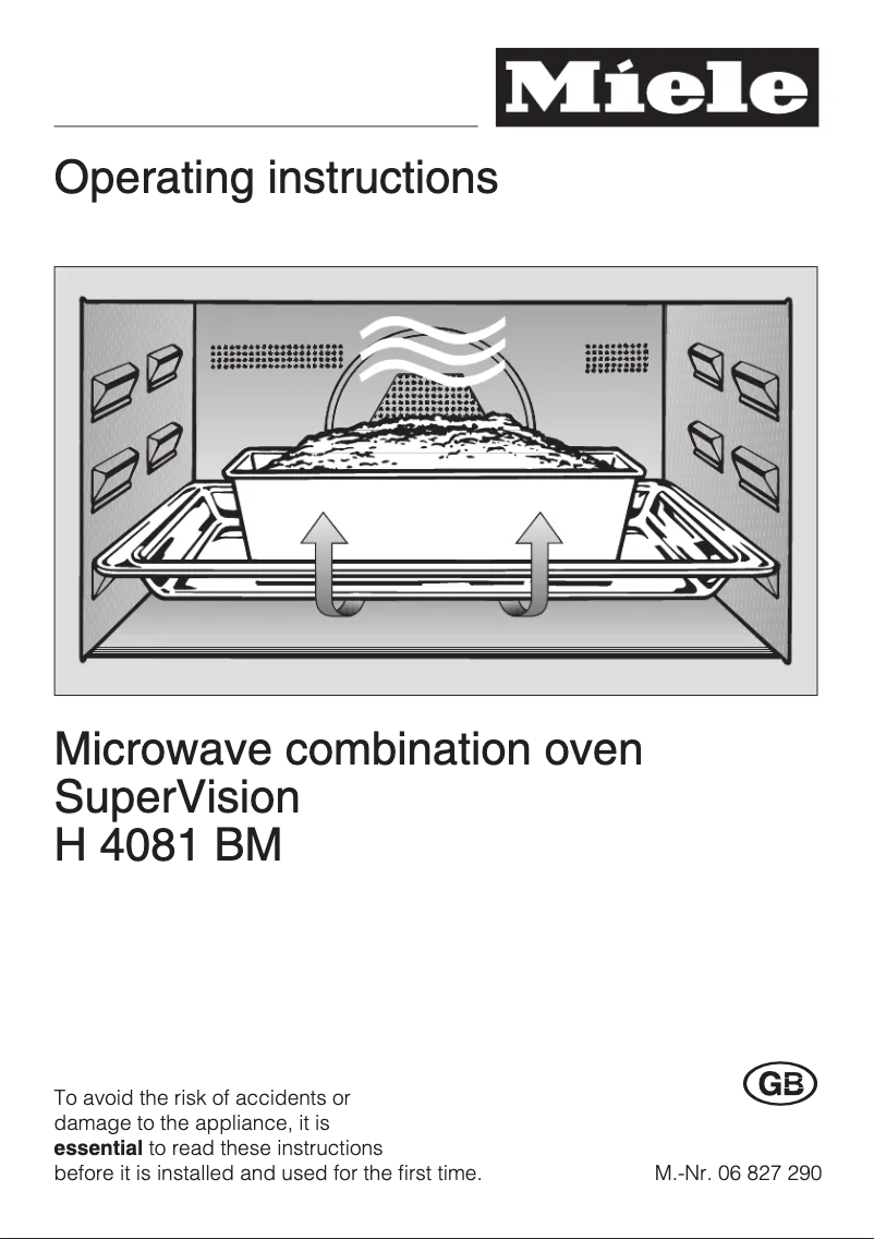 First page image of the manual for H 4081 BM