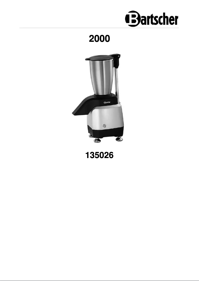 First page image of the manual for 135026