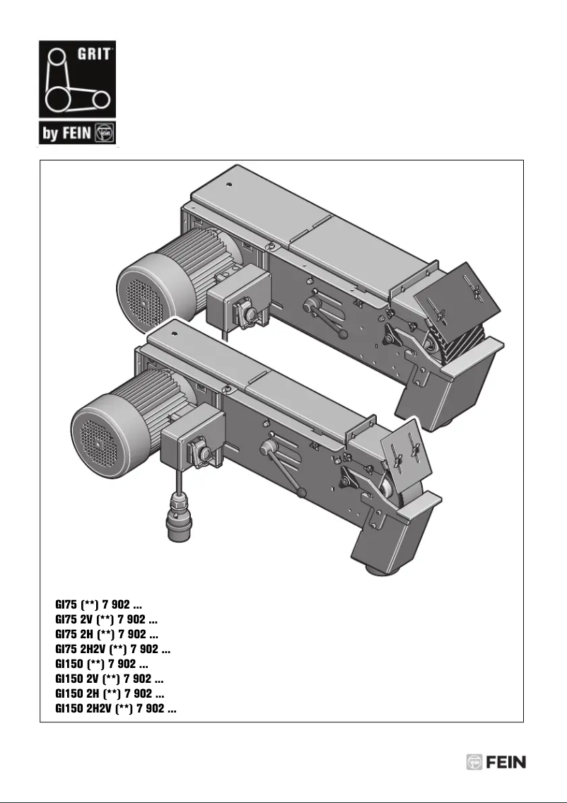 Page 1 of the manual User Manual Fein GRIT GI 75 2H
