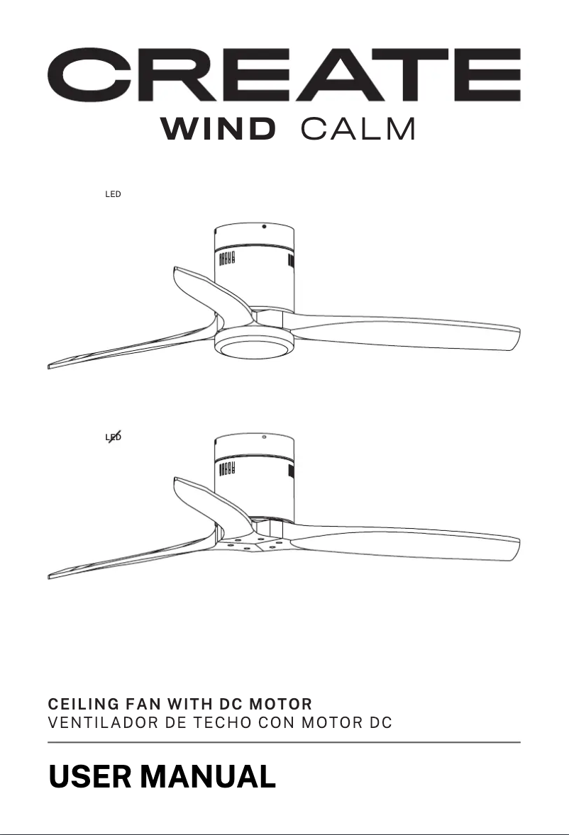 First page image of the manual for Wind Calm