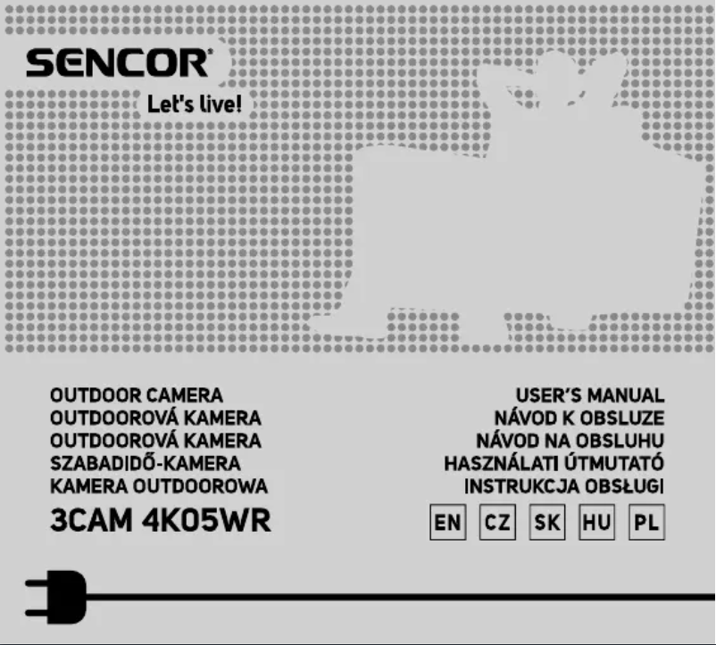 First page image of the manual for 3CAM 4K05WR