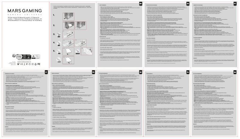 First page image of the manual for MPIII550