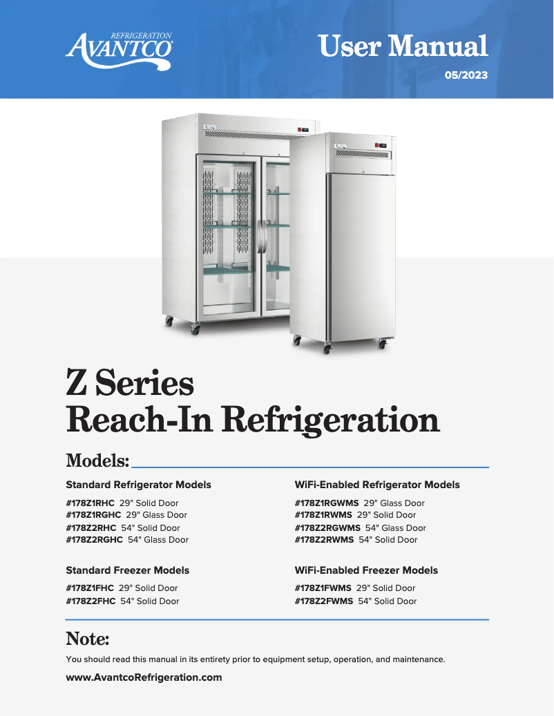 First page image of the manual for UTM-2RR-HC
