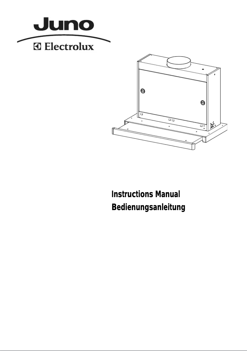 Page 1 of the manual User Manual Juno Electrolux JDA5271E