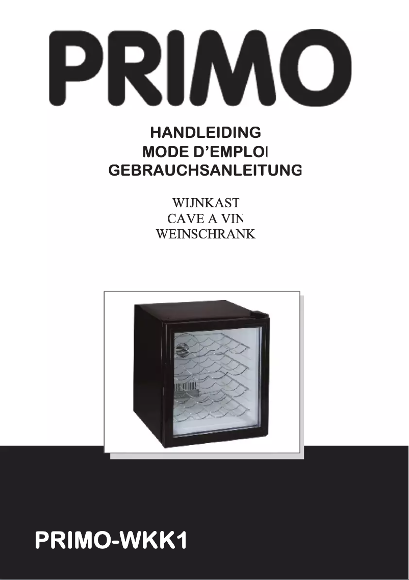 Page 1 of the manual User Manual Primo WKK1